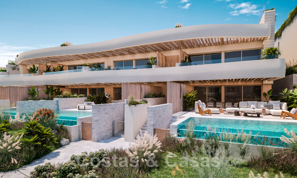 Beachfront new development. Ultra-luxury apartments for sale in frontline beach complex in Marbella 48700