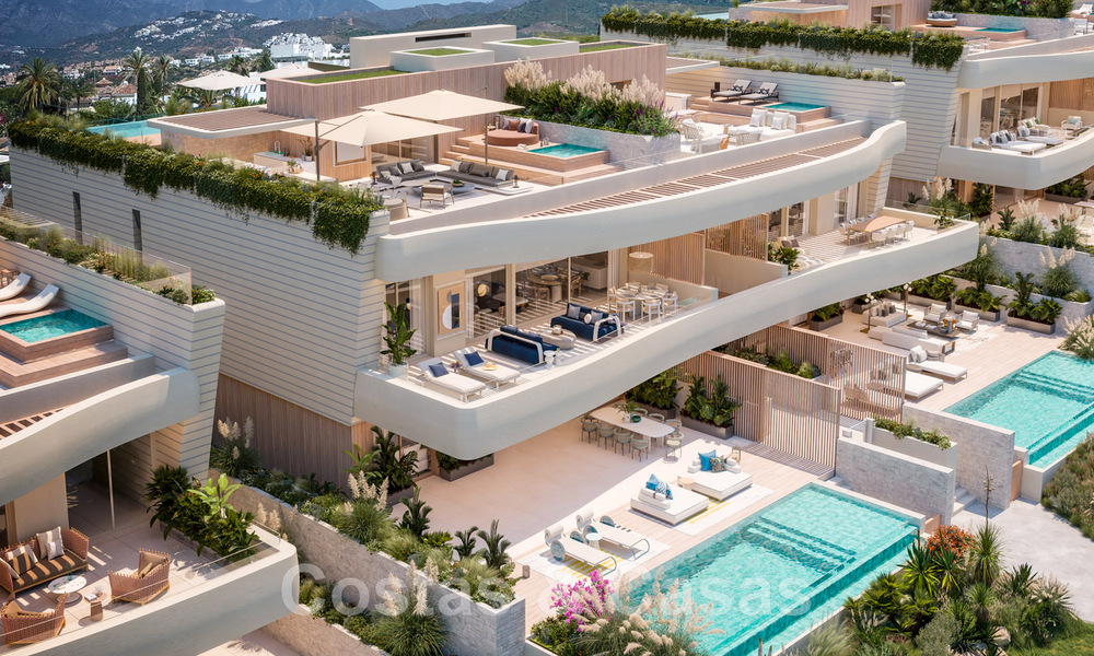 Beachfront new development. Ultra-luxury apartments for sale in frontline beach complex in Marbella 48702