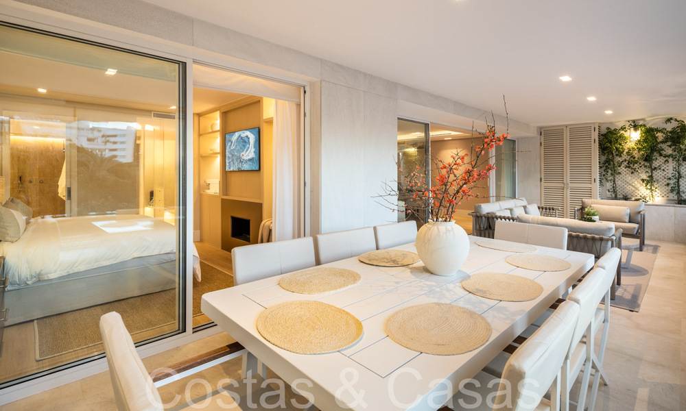 Contemporary furnished 3 bedroom apartment for sale in the centre of Marbella 65348