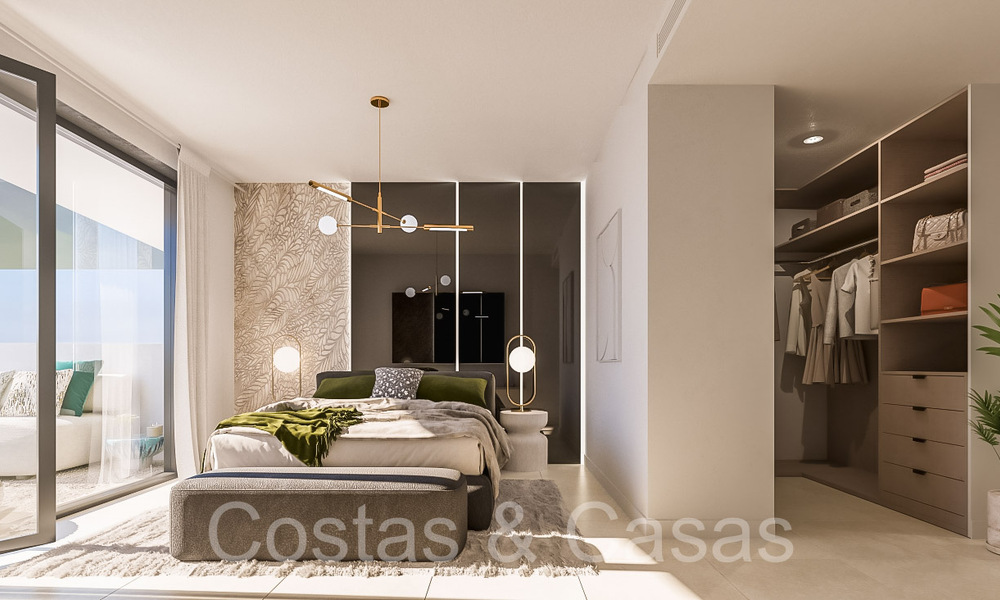 New, contemporary luxury apartments with sea views for sale in Manilva, Costa del Sol 65082